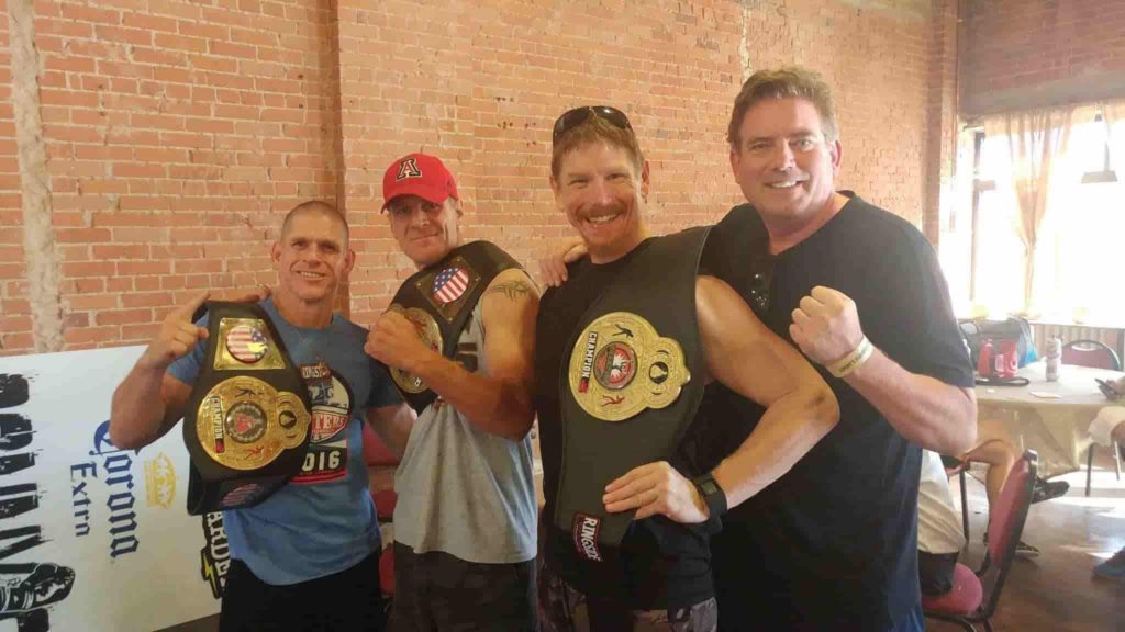 Master Boxers Brad Carlton & Paul Demoranville Fighting at Second Annual Sonny’s International Masters Championships